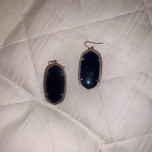 Navy Kendra Scott Earrings